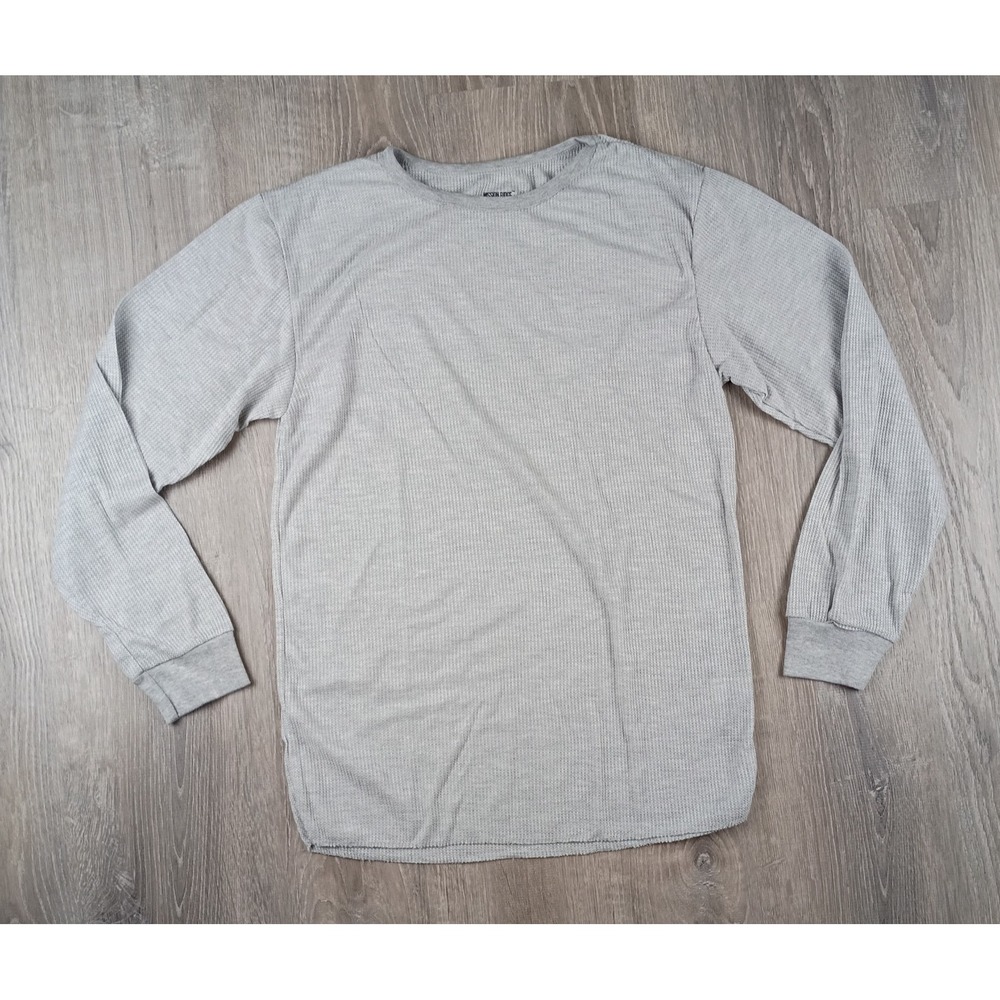 Mission Ridge Men's Gray Thermal Top XL Waffle Long Sleeve Base Layer Workwear
